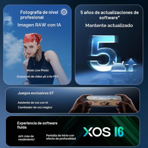 Infinix GT 50 Pro visto en su ficha técnica · Imagen 3 de 10