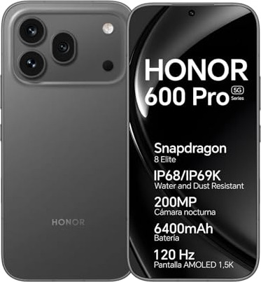 Honor 600 Pro visto en su ficha técnica