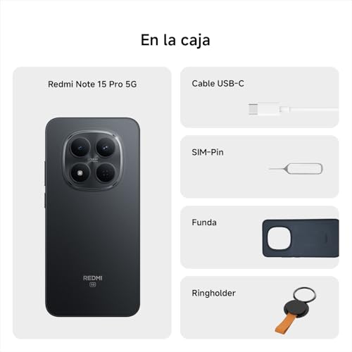 Xiaomi Redmi Note 15 Pro 5G shown in its technical specification page · Image 11 of 12