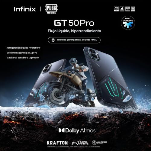 Infinix GT 50 Pro visto en su ficha técnica · Imagen 6 de 10