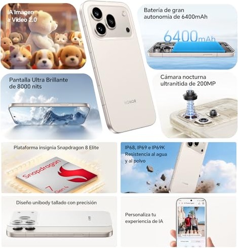 Honor 600 Pro visto en su ficha técnica · Imagen 2 de 12