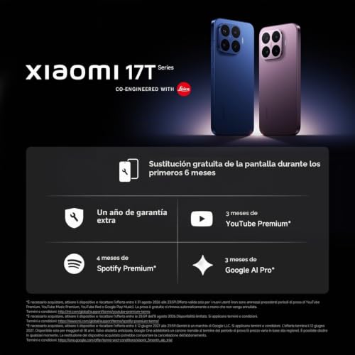Xiaomi 17T Pro visto en su ficha técnica · Imagen 2 de 12