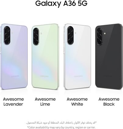 Samsung Galaxy A36 5G visto en su ficha técnica · Imagen 10 de 12