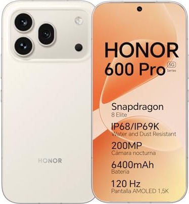 Honor 600 Pro visto en su ficha técnica · Imagen 1 de 12