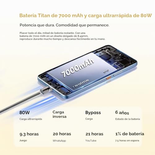 Realme 16 Pro+ 5G shown in its technical specification page · Image 7 of 9