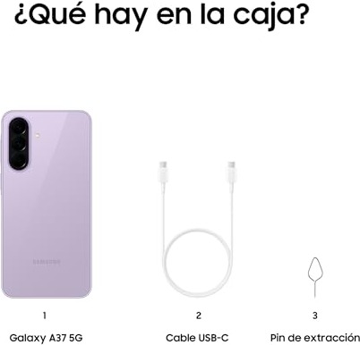 Samsung Galaxy A37 5G visto en su ficha técnica · Imagen 2 de 12