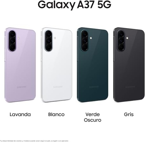 Samsung Galaxy A37 5G visto en su ficha técnica · Imagen 11 de 12