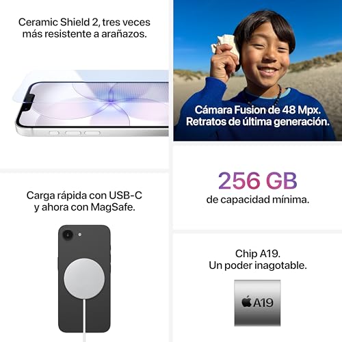 Apple iPhone 17e visto en su ficha técnica · Imagen 8 de 12