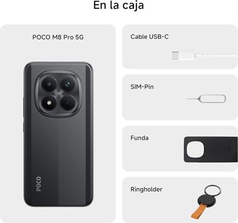 POCO M8 Pro 5G in der technischen Produktübersicht · Bild 7 von 12