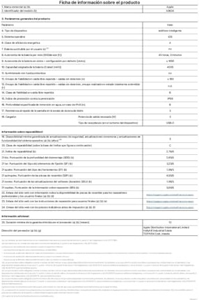 iPhone 17 visto en su ficha técnica · Imagen 10 de 12