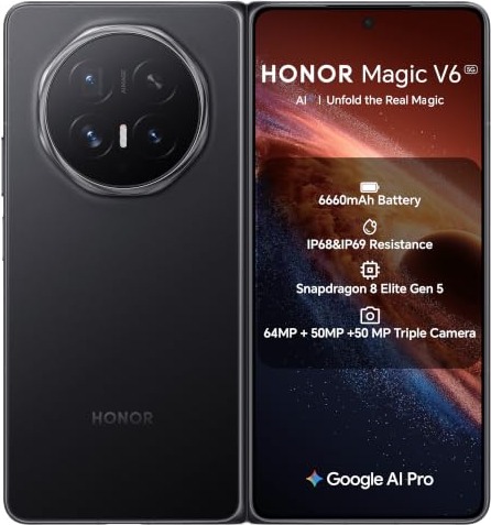 Honor Magic V6 visto en su ficha técnica