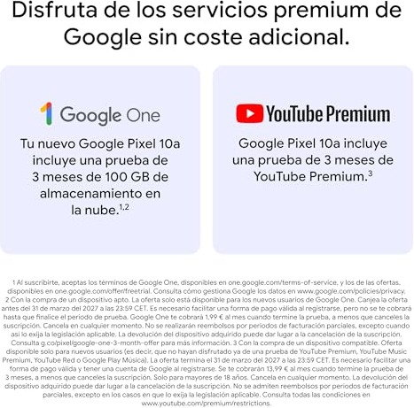 Google Pixel 10a visto en su ficha técnica · Imagen 11 de 12